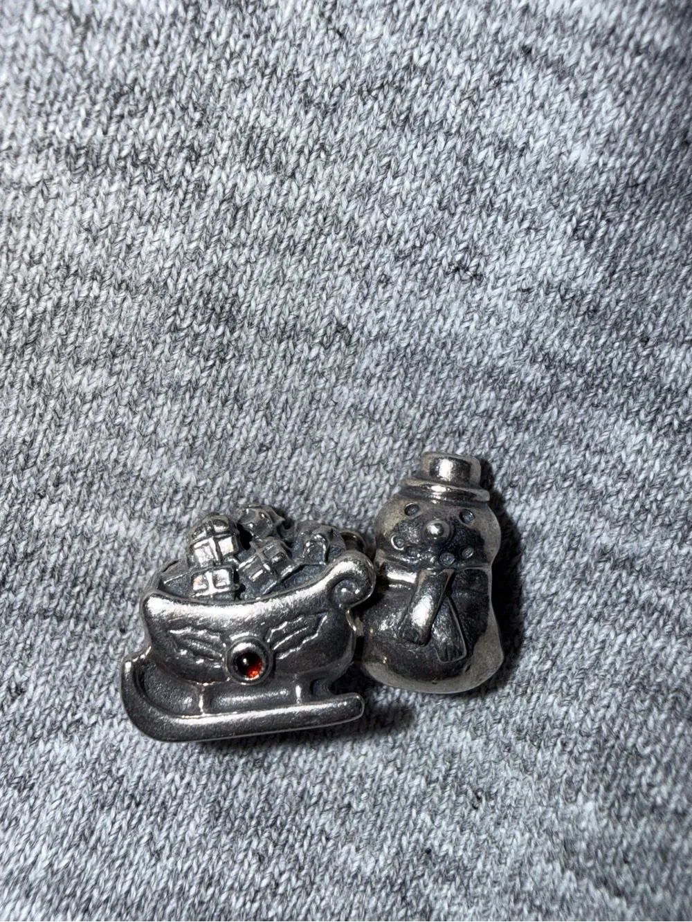 Pandora Charm Bundle Sleigh and Snowman